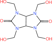 tétraméthylol acétylènediurée cas 5395 50 6